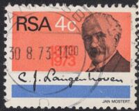 [The 100th Anniversary of the Birth of C. J. Langenhoven, type MJ]