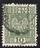 [Coat of Arms of Poland - Vertical Lines in Background, type CL1]