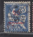 [Inscription: "MAROC" - Surcharged, type I7]