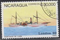 [International Stamp Exhibition "STAMPWORLD LONDON '90" - Old Steam Ships, 유형 CEG]