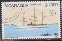 [International Stamp Exhibition "STAMPWORLD LONDON '90" - Old Steam Ships, 유형 CDZ]