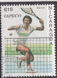 [Airmail - International Stamp Exhibition "CAPEX '87" - Toronto, Canada - Tennis Players, type BWO]