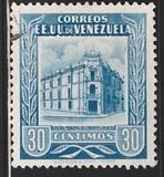 [Caracas Central Post Office - Inscription "CORREOS - EE. UU. VENEZUELA", type AIK6]