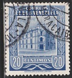 [Caracas Central Post Office - Inscription "CORREOS - EE. UU. VENEZUELA", type AIK4]