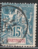 [Inscription "MARTINIQUE" in Red or Blue Colour, type F6]