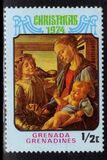[Christmas - "Madonna and Child" Paintings - Issues of 1974 of Grenada, but inscribed "GRENADA GRENADINES", Typ AJ]