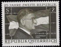 [The 25th Anniversary of the Second Republic of Austria, type AGH]