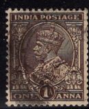 [King George V, 1865-1936 - Inscription "INDIA POSTAGE", प्रकार XBY]