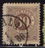 [Numerals in Circle - Different Perforation, type F19]