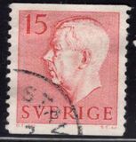 [King Gustaf VI Adolf of Sweden - New Engravement with Imprint, type EE1]