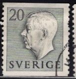 [King Gustaf VI Adolf of Sweden  - New Engravement with Imprint, tegund EE11]