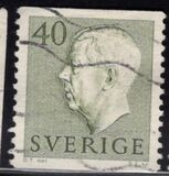 [King Gustaf VI Adolf of Sweden  - New Engravement with Imprint, tegund EE15]
