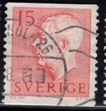 [King Gustaf VI Adolf of Sweden - New Engravement with Imprint, type EE1]