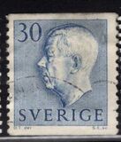 [King Gustaf VI Adolf of Sweden - White Numerals, with Imprint, ประเภท FA6]