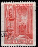 [Mountain Scenery and Uppsala Cathedral, type GT]