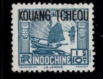 [Indochinese Postage Stamps Overprinted "KOUANG-TCHÈOU", type J]