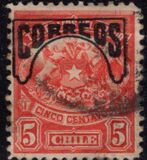 [Crest with Correos Imprint on Top, type O2]