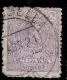 [King Alfonso XIII - Blue Control Numbers on Backside, tegund BG4]