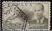 [Airmail - Juan di la Cierva - Different Perforation - Stoneprint from F.N.M.T, type LH12]