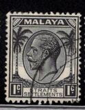 [King George V - Inscription MALAYA - STRAITS SETTLEMENTS, Typ AX]