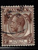 [King George V - Inscription MALAYA - STRAITS SETTLEMENTS, Typ AX3]