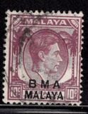 [Straits Settlements Postage Stamps Overprinted "B M A MALAYA" in Black or Red Colour, type A6]