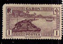 [Colonial Drawings - Timber Raft on the Ogowe River, τύπος AE]