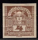 [Newspaper Stamps - Thin White Paper, प्रकार XBN1]