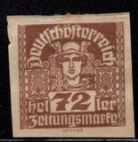 [Newspaper Stamps - Thin White Paper, प्रकार XBN14]