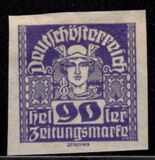[Newspaper Stamps - Thin White Paper, प्रकार XBN15]