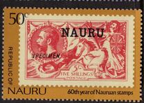 [The 60th Anniversary of Nauruan Stamps, Tipo CJ]