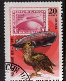 [Airmail - The 50th Anniversary of "Graf Zeppelin" Polar Flight, tyyppi AUR]