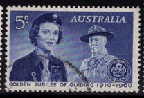 [Golden Jubilee of Guiding, 1910-1960, type FW]