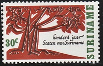 [The 100th Anniversary of Surinam Parliament, тып WV1]