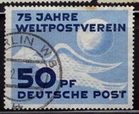 [The 75th Anniversary of the Universal Postal Union, type A]