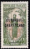 [Middle Congo Postage Stamps Overprinted "OUBANGUI-CHARI-TCHAD", type A10]
