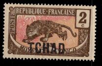 [Middle Congo Types Overprinted "TCHAD", type A1]