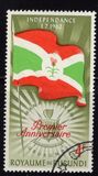 [The 1st Anniversary of Independence. Issues of 1962 but with Colors changed and Overprinted "Premier Anniversaire", סוג AB4]