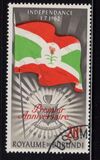 [The 1st Anniversary of Independence. Issues of 1962 but with Colors changed and Overprinted "Premier Anniversaire", סוג AB4]