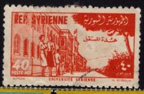 [Airmail - Foundation of University in Damascus, Typ JW2]