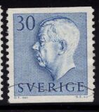 [King Gustaf VI Adolf of Sweden - New Engravement with Imprint, type EE4]