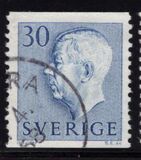 [King Gustaf VI Adolf of Sweden - New Engravement with Imprint, type EE4]