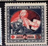 [Red Cross Charity - Brown and Green Design on Back, A type with Blue Design on Back, tyyppi H6]