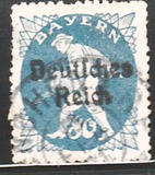 [Postage Stamps from Bayern Overprinted "Deutsches Reich", tip AF3]