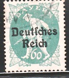 [Postage Stamps from Bayern Overprinted "Deutsches Reich", tip AF1]