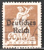 [Postage Stamps from Bayern Overprinted "Deutsches Reich", tip AE2]