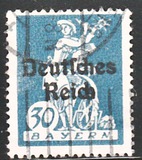 [Postage Stamps from Bayern Overprinted "Deutsches Reich", tip AE1]