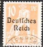 [Postage Stamps from Bayern Overprinted "Deutsches Reich", tip AD1]
