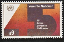 [The 45th Anniversary of the UN, type CX]