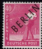 [BERLIN in Black Overprint on "Allied Occupation Zone" Stamps, type A11]